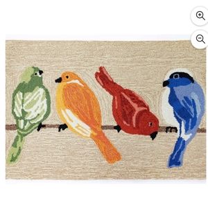 Pottery Barn Liora Manne birds Indoor/Outdoor Door Mat